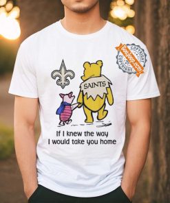 Official New Orleans Saints Winnie The Pooh I Would Take You Home T Shirt