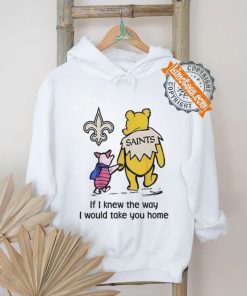Official New Orleans Saints Winnie The Pooh I Would Take You Home T Shirt