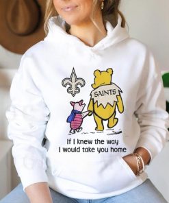 Official New Orleans Saints Winnie The Pooh I Would Take You Home T Shirt