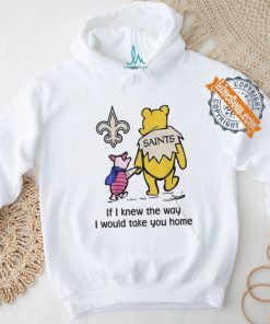 Official New Orleans Saints Winnie The Pooh I Would Take You Home T Shirt