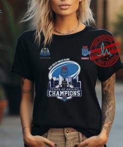 Official New South Wales Blues 2024 State Of Origin Champions Skyline Shirt