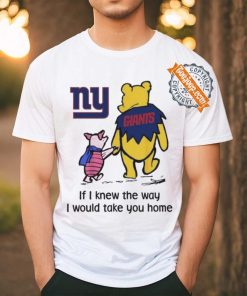 Official New York Giants Winnie The Pooh I Would Take You Home T Shirt