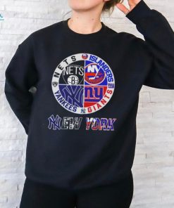 Official New York Islanders NY Giants NY Yankees Brooklyn Nets Proud City Sport Fan T Shirt