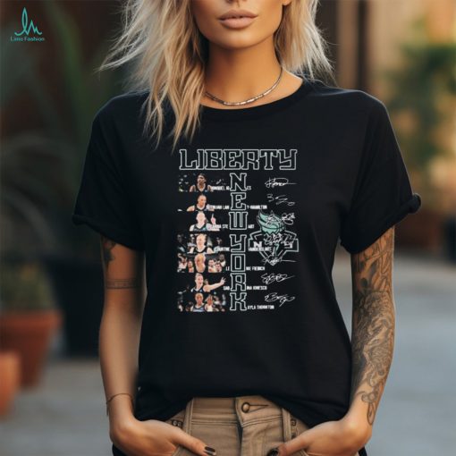 Official New York Liberty Women’s Basketball Greatest Players Signatures shirt