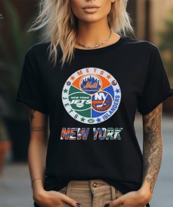 Official New York Mets New York Jets New York Islanders Sports City Fan Proud shirt