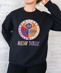 Official New York Mets New York Knicks New York Giants Sports City Fan Proud shirt