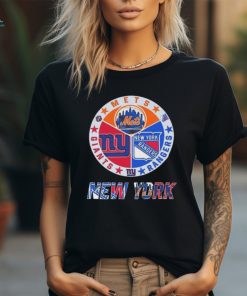 Official New York Mets New York Rangers New York Giants Sports City Fan Proud shirt