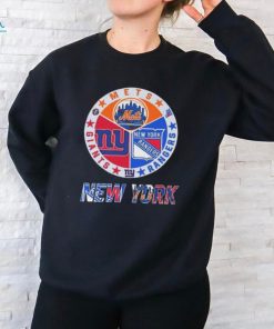 Official New York Mets New York Rangers New York Giants Sports City Fan Proud shirt