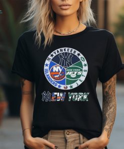 Official New York Yankees New York Islanders New York Jets Sports City Fan Proud shirt