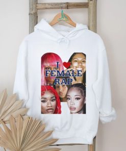 Official Nicki Sexyy Red Bbtrickz Anycia Karrahbooo I Love Female Rap T Shirt