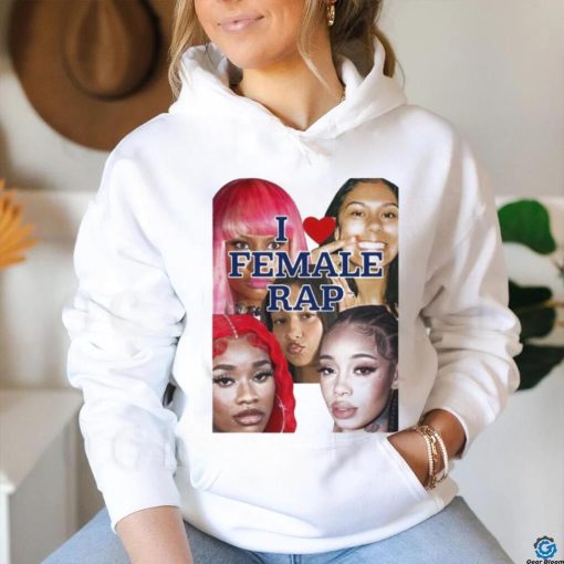 Official Nicki Sexyy Red Bbtrickz Anycia Karrahbooo I Love Female Rap T Shirt