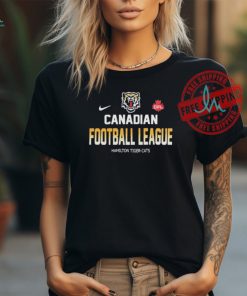 Official Nike CFL Canadian Football League Hamilton Tiger Cats T Shirt