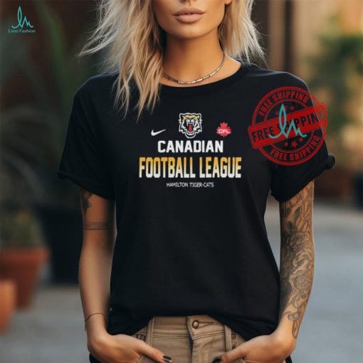 Official Nike CFL Canadian Football League Hamilton Tiger Cats T Shirt