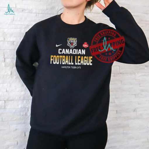 Official Nike CFL Canadian Football League Hamilton Tiger Cats T Shirt