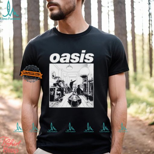 Official Oasis Definitely Maybe 2024 Black Shirt
