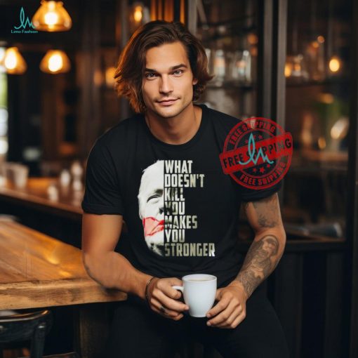 Official Official 2024 Trump Shot What Doesn’t Kill Us Makes You Stronger Shirt