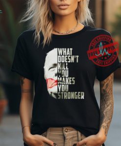 Official Official 2024 Trump Shot What Doesn’t Kill Us Makes You Stronger Shirt