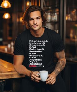 Official Official 2024 USA All Stars WNBPA Name Text T Shirt