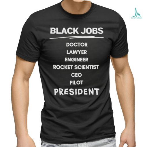 Official Official Biden Trump Debate 2024 Black Jobs T Shirt