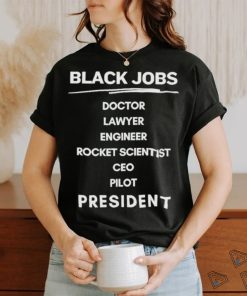 Official Official Biden Trump Debate 2024 Black Jobs T Shirt