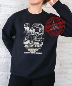 Official Official Jacoby Jones Baltimore Ravens 2012 2024 Thank You For The Memories Signature Shirt