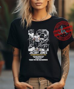 Official Official Jacoby Jones Baltimore Ravens 2012 2024 Thank You For The Memories Signature Shirt