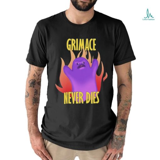 Official Official New York Mets Grimace Never Dies Shirt