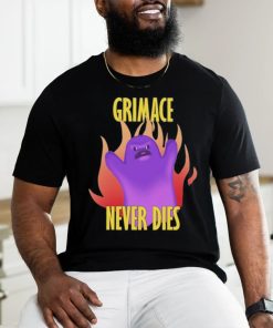 Official Official New York Mets Grimace Never Dies Shirt