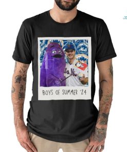 Official Official New York Mets and Grimace Boys Of Summer 24 Shirt