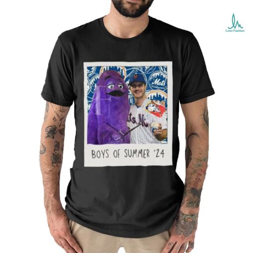 Official Official New York Mets and Grimace Boys Of Summer 24 Shirt