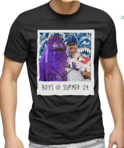 Official Official New York Mets and Grimace Boys Of Summer 24 Shirt
