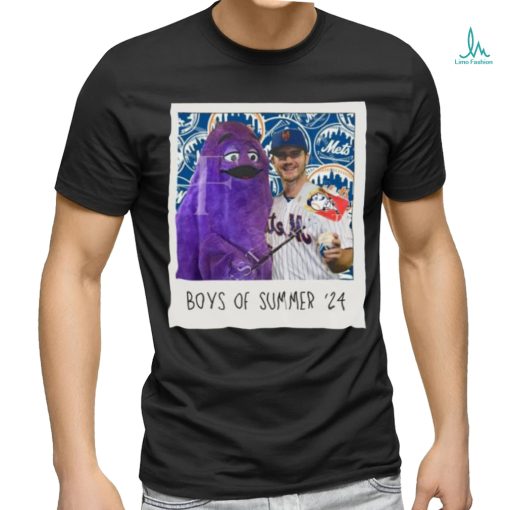 Official Official New York Mets and Grimace Boys Of Summer 24 Shirt