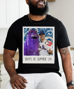 Official Official New York Mets and Grimace Boys Of Summer 24 Shirt