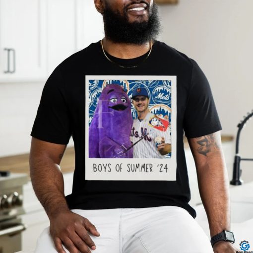 Official Official New York Mets and Grimace Boys Of Summer 24 Shirt
