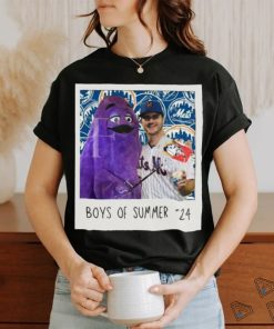 Official Official New York Mets and Grimace Boys Of Summer 24 Shirt