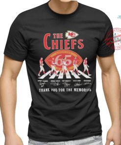 Official Official The Chiefs Abbey Road Thank You For The Memories Signatures Shirt