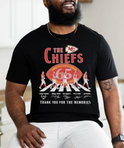 Official Official The Chiefs Abbey Road Thank You For The Memories Signatures Shirt