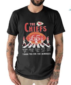 Official Official The Chiefs Abbey Road Thank You For The Memories Signatures Shirt