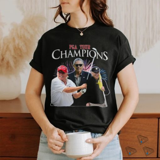 Official Official Trump Obama and Biden PGA Tour Champions Shirt