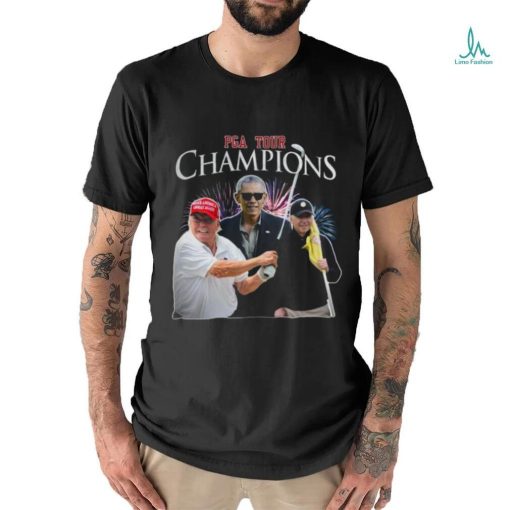 Official Official Trump Obama and Biden PGA Tour Champions Shirt