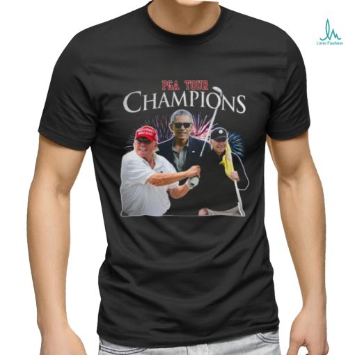 Official Official Trump Obama and Biden PGA Tour Champions Shirt