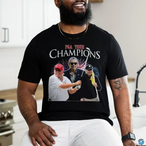 Official Official Trump Obama and Biden PGA Tour Champions Shirt