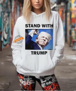 Official Official Trump Rally Shot Stand With Trump 2024 T Shirt