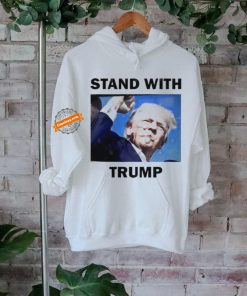 Official Official Trump Rally Shot Stand With Trump 2024 T Shirt