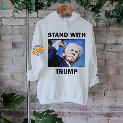 Official Official Trump Rally Shot Stand With Trump 2024 T Shirt