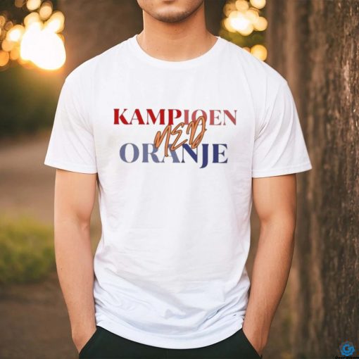 Official Oranje Kampioen Pays bas, Nederland Shirt