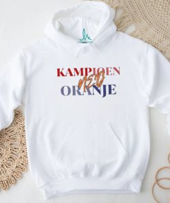 Official Oranje Kampioen Pays bas, Nederland Shirt