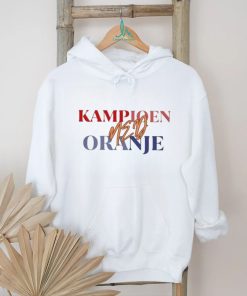 Official Oranje Kampioen Pays bas, Nederland Shirt
