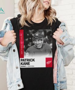 Official Patrick Kane Detroit Red Wings #88 Signed 1 year deal shirt