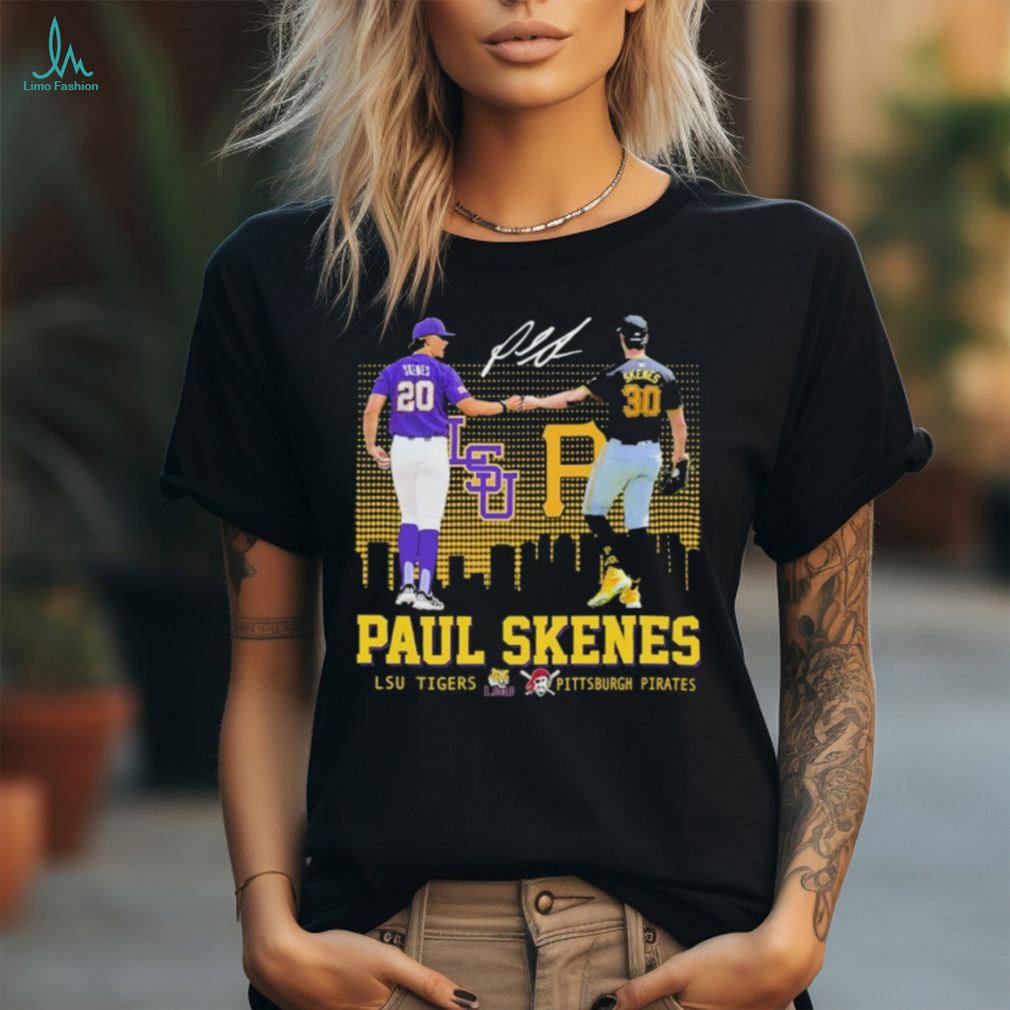 Official Paul Skenes LSU Tigers And Pittsburgh Pirates Signature Shirt Official Paul Skenes LSU Tigers And Pittsburgh Pirates Signature Shirt